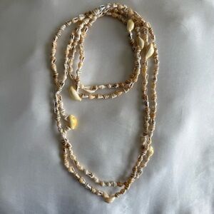 Vintage Shell Beaded Necklaces / Waist Beads / Anklets